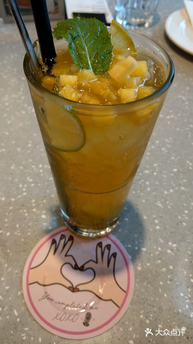 Dazzling Cafe 蜜糖吐司专卖店樂活蜜桃柚香冰茶图片