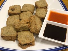 干炸臭豆腐-丁记盐蘸牛肉·新杭菜(河东路店)