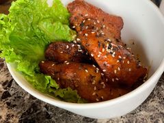 黑白芝麻鸡翅-Lets burger非常汉堡·环球风味(蓝色港湾店)