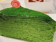 抹茶千层蛋糕-双风车咖啡馆 Twin Windmills(六道口店)