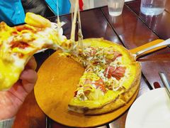 黄金土豆+肉香四溢+赞赞虾三拼披萨-Mr.Pizza米斯特比萨(合肥一九一二街区店)