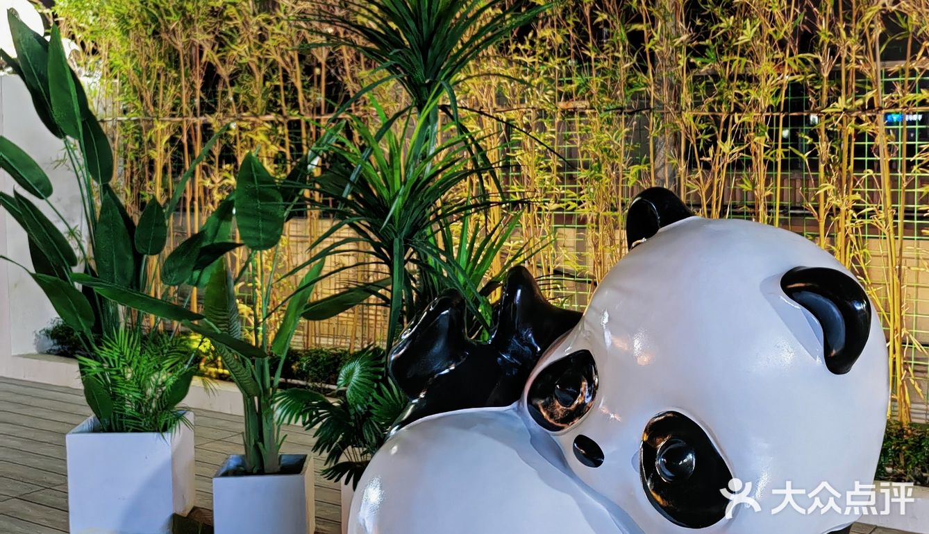 汕头新店！熊猫主题天台花园的日与夜🐼