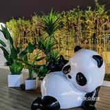 汕头新店！熊猫主题天台花园的日与夜🐼