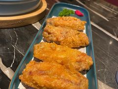 蛋黄鸡翅-新白鹿餐厅(虹桥南丰城店)