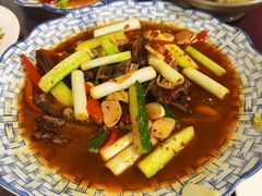 爆炒土鳝鱼-百年粉蒸牛肉
