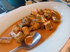 辣炒鳗鱼-浩运海鲜·16年专注青岛菜(石老人店)