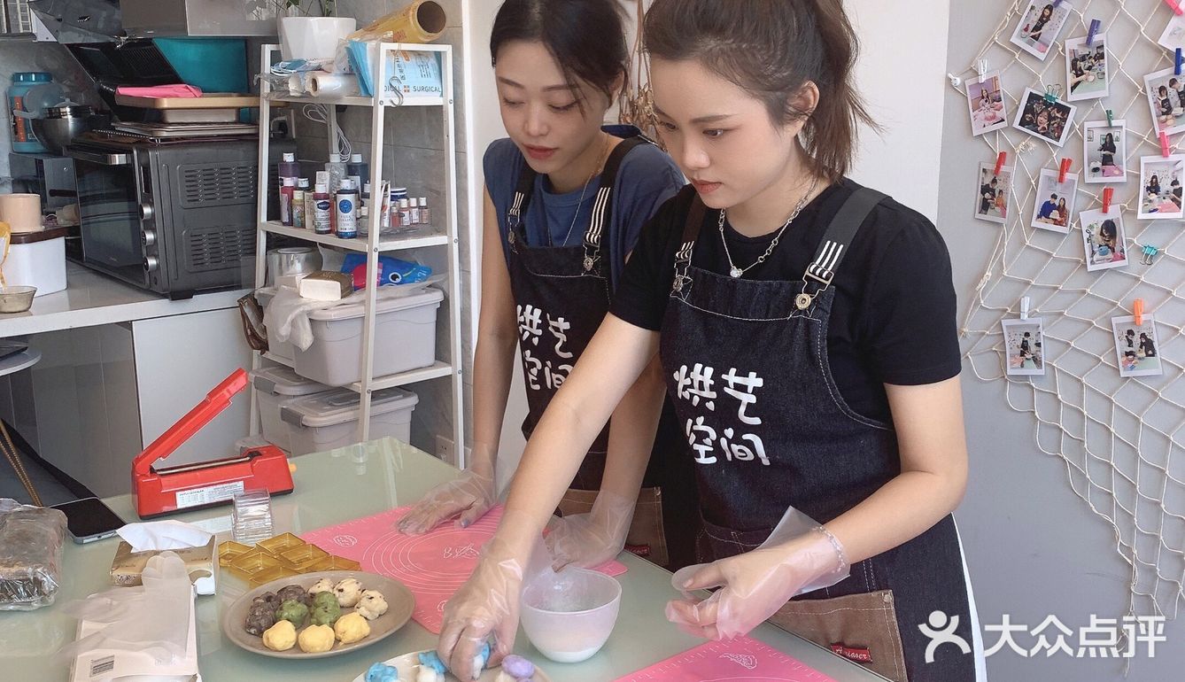 超高颜值青花瓷渐变冰皮月饼l美哭不翻车无需收拾