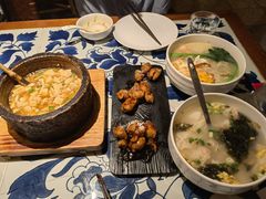 石锅鸡汤豆腐-绿茶餐厅(王府井永宁门店)