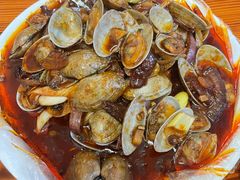 酱香炒花甲-十里铺铁板鱿鱼