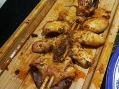 烤整鱿鱼-羊肉街口老银川滩羊涮肉馆