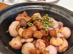 煎烹雪花牛肉-狮王府淮扬菜(老门东店)