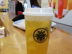 凤梨金桔奶绿-眷茶(大卫城10楼店)