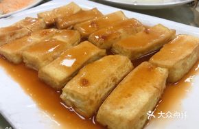 Braised Tofu with Abalone Sauce