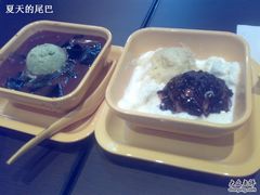 榴莲忘返和红豆沙凉粉-满记甜品(王府井北京市百货大楼店)
