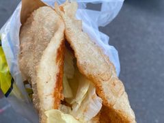 -小红车炸蛋葱油饼