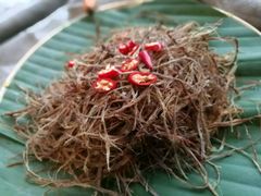 原味手撕干巴-粘芭喃腊云南的菜