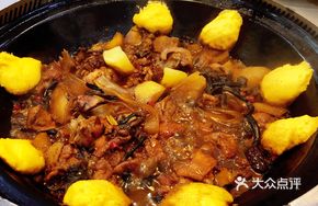 Stewed Chicken with Potatoes and Chanterelles