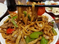 五花肉炒刀削面-韩师傅老大同刀削面(北苑路店)