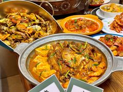 -东来菜馆•手抓海鲜家常菜•海鲜锅贴(鸽子窝店)