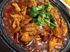 啫啫肥肠鸡-小郭私房菜·海肠捞饭店(学士街店)