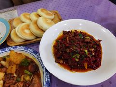 焉耆滚刀肉辣皮子夹馍-新疆巴州金丝特餐厅(大钟寺店)