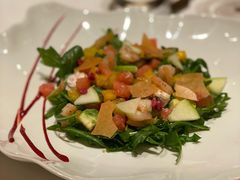 虎虾芒果芝麻菜沙拉-福楼法餐厅FLO