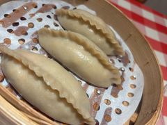 虾仁韭菜鸡蛋莜面蒸饺-西贝(紫荆广场店)