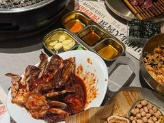 -草家酱蟹炭火烤肉店(珲春南路一店)