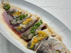 双味蒸野化大黄鱼-品海楼·大连海胆锅贴馆(东港店)