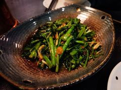 酸笋炒空心菜-浩海火燒雲傣家菜(静安芮欧店)