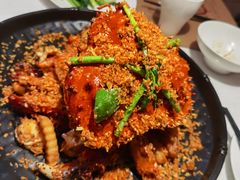 避风塘炒石岩蟹-79号渔船海鲜饭店(宝安店)