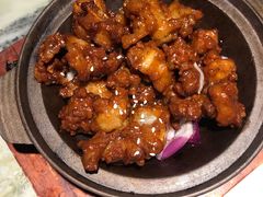 蒜香蜜汁排骨-绿茶餐厅(成都大悦城店)