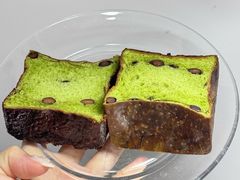 抹茶黑豆碱水吐司-Cafe Mersey默西咖啡(平江店)