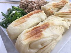 虾酱卷子-渔民船说·北塘海鲜·天津菜·海肠捞饭(北塘古镇店)