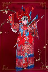 -后宫·古装汉服京剧儿童亲子全家福摄影