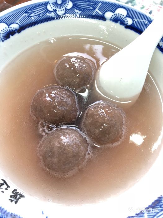 粗茶淡饭(东关街店)-桂花藕粉圆-菜-桂花藕粉圆图片-扬州美食-大众