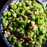 夏日瘦身健康餐—豆角炒蛋。
