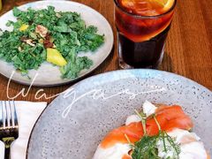 烟熏三文鱼水波蛋吐司-Wagas沃歌斯(合生汇店)