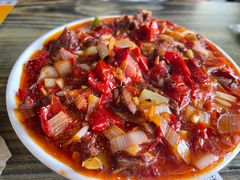 -歹歹的加个面过油肉拌面