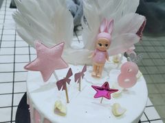 小天使双层生日蛋糕-简·煦蛋糕定制(下沙店)
