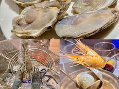 -广州万富希尔顿酒店·感趣自助餐厅·金秋蟹宴生蚝海鲜刺身