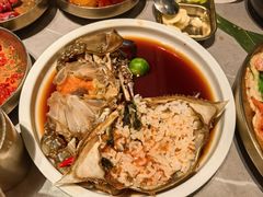草家招牌酱油蟹-草家酱蟹炭火烤肉店(珲春南路一店)