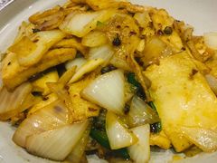 干锅千叶豆腐-吕氏疙瘩汤·海鲜新鲁菜(海州利群店)