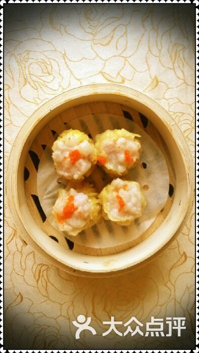 早茶 丝网鲜虾圈