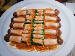 鲜虾秋葵蒸姬松茸-京华烟云·北京烤鸭(领展购物广场·中关村店)