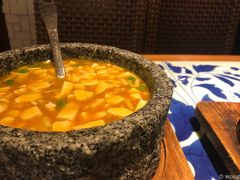 鸡汤石锅豆腐煲-绿茶餐厅(布吉万象汇店)