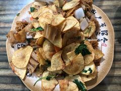 土豆片炒莜面-大同削面馆(五台山风景名胜区店)