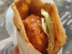 -小红车炸蛋葱油饼