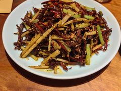 干煸牛肉丝-辣不二地道川菜(汉水路店)