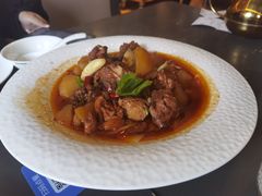 沙湾大盘鸡-西域盛宴烧烤新疆菜清真餐厅(古美店)